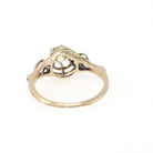 Diamond Engagement Ring - Art Deco 14k Yellow & White Gold Natural .70 CT Old European Cut Solitaire - Circa 1930s Size 5 1/4 Fine Jewelry