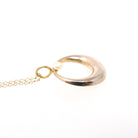 Antique Pearl Charm - Edwardian Era 14k Yellow Gold Cultured Seed Pearl Crescent Shape Pendant - Circa 1910s Era Fine Minimalist Jewelry