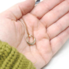Antique Pearl Charm - Edwardian Era 14k Yellow Gold Cultured Seed Pearl Crescent Shape Pendant - Circa 1910s Era Fine Minimalist Jewelry