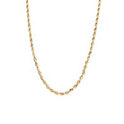 Vintage Rope Chain - Edwardian Era 14k Yellow Gold 2.25 MM Necklace - Signed Peikes 1910 Safety Chain Barrel Clasp 25" Layering Fine Jewelry