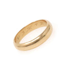 Edwardian Wedding Band - Antique 14k Yellow Gold 4.6MM Half Round Ring - Dated 10-15-1912 Size 9 Inscribed Bridal Fine Stacking Jewelry