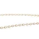 Antique Lorgnette Chain - Edwardian Gold Filled Stationed Dog Clip Cable Link Doubled Necklace - Circa 1910s Era Fashion Accessory Jewelry