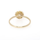 Antique Diamond Ring - Victorian 14k & 18k Yellow Gold Natural .25 CT Old Mine Cut Solitaire - Circa 1890s Size 6 3/4 Buttercup Fine Jewelry