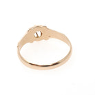 Antique Diamond Ring - Edwardian 14k Yellow Gold .15 CT Old Mine Cut Belcher Engagement Solitaire - Circa 1910s Size 6.75 Fine Jewelry