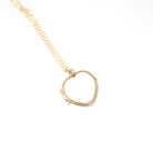 Edwardian Heart Locket - Antique 14k Yellow Gold Clear Glass Fob Pendant Necklace - Circa 1900s Era Memory Keepsake Fine Statement Jewelry