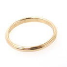 Artcarved Wedding Band - Mid Century 14k Yellow Gold 2.4MM Milgrain Eternity Design Ring - Dated 1953 Size 7.75 Bridal Stacking Fine Jewelry