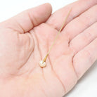 Antique Stick Pin - Victorian 14k Yellow Gold Fresh Water Pearl Fashion Accessory - Circa 1890s Bird Talon Claw Fine Lapel Accessory Jewelry