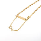 Vintage Rope Chain - Edwardian Era 14k Yellow Gold 2.25 MM Necklace - Signed Peikes 1910 Safety Chain Barrel Clasp 25" Layering Fine Jewelry