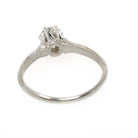 Art Deco Engagement Ring - Antique 18k White Gold .21 CT Natural Round Brilliant Cut Diamond Solitaire - Circa 1920s Size 7.25 Fine Jewelry