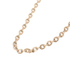 Antique Lorgnette Chain - Edwardian Gold Filled Stationed Dog Clip Cable Link Doubled Necklace - Circa 1910s Era Fashion Accessory Jewelry