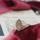 Vintage "L" Signet Ring - Contemporary 10k Yellow Gold Engraved Single Letter Initial - Estate Circa 1990s Era Size 5 Fine Statement Jewelry