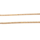 Antique Curb Chain - Edwardian Gold Filled 14.5 Inch Choker Necklace - Circa 1910s Era Spring Ring Clasp Stationary Dog Clip Watch Jewelry