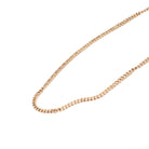 Antique Curb Chain - Edwardian Gold Filled 14.5 Inch Choker Necklace - Circa 1910s Era Spring Ring Clasp Stationary Dog Clip Watch Jewelry