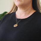 Antique Monogrammed Locket - Edwardian Gold Filled Round Engraved "LBS CRW" Pendant Necklace - Antique Early 1900s Photograph Fine Jewelry