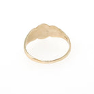 Signet Baby Ring - Retro 10k Yellow Gold Engraved "CHP" Initials - Vintage Circa 1940s Era Size 2 Children's Pinky Midi Fine Jewelry