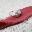 Vintage Diamond Ring - Art Deco 14k White Gold East West Rhombus .08 CT Faint Yellow Solitaire - Circa 1930s Era Size 6 1/2 Fine Jewelry