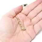 Vintage Bastet Charm - Contemporary 14k Yellow Gold Figural Egyptian Revival Feline Cat Pendant Necklace - Circa 1970's Goddess Fine Jewelry